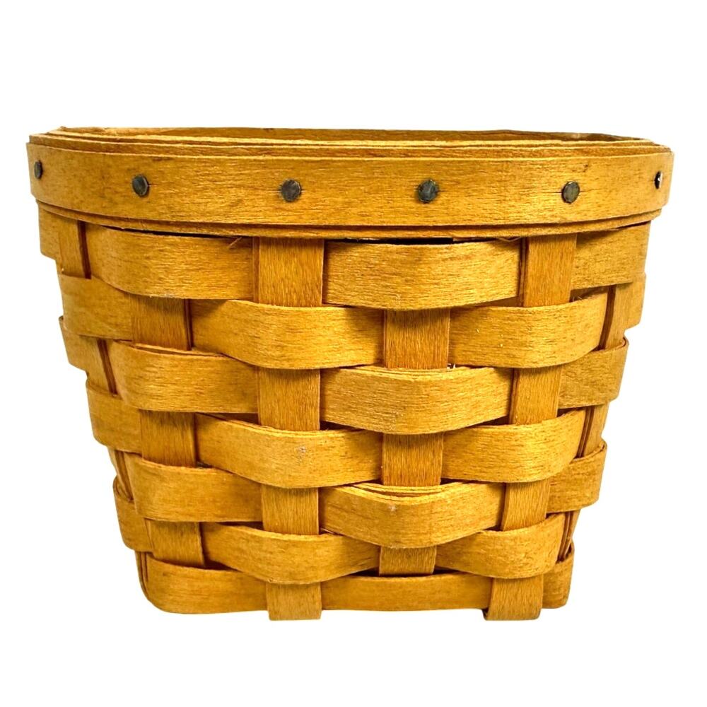 Longaberger 1999 Rare Hanging Oregano Basket with Plastic Protector